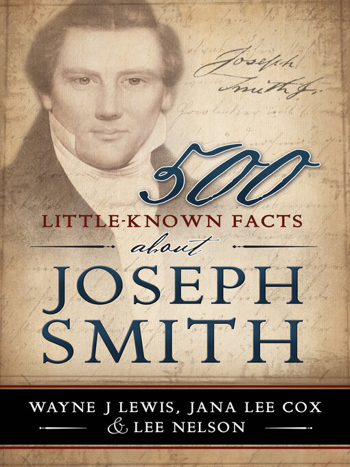 Title details for 500 Little-Known Facts about Joseph Smith by Wayne J. Lewis - Available